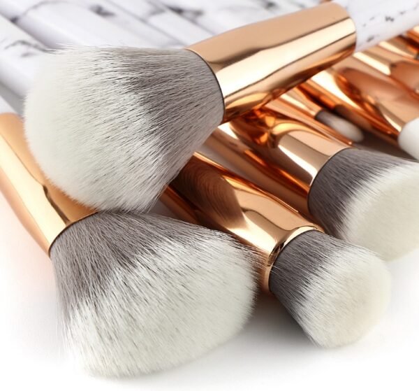 11 sets of marble makeup brush with makeup brush beauty makeup kit 11 makeup brush sets - Image 5