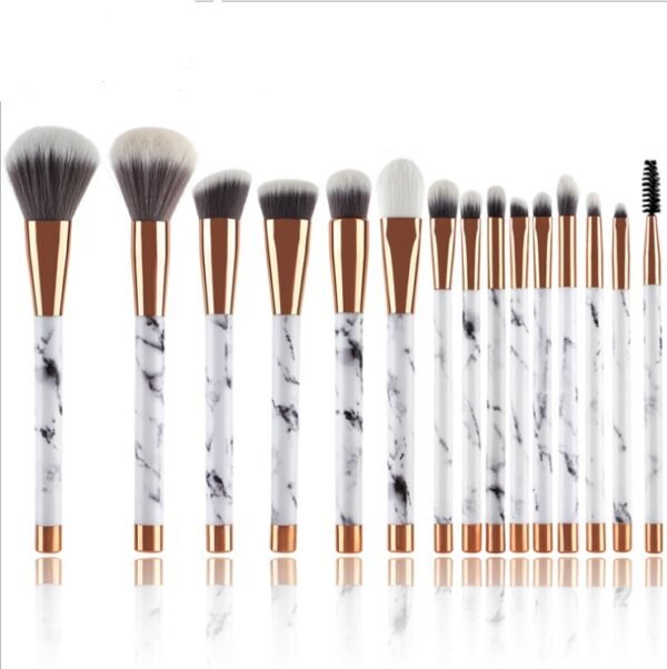 11 sets of marble makeup brush with makeup brush beauty makeup kit 11 makeup brush sets - Image 3