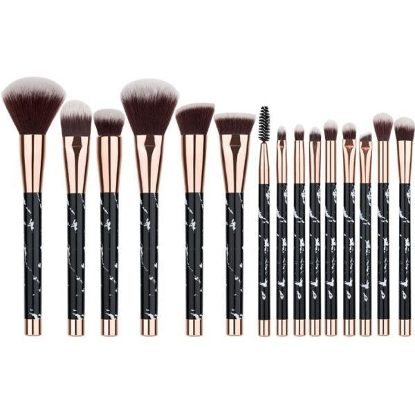 11 sets of marble makeup brush with makeup brush beauty makeup kit 11 makeup brush sets - Image 4