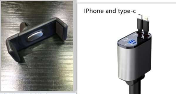 Metal Car Charger 100W Super Fast Charging Car Cigarette Lighter USB And TYPE-C Adapter - Image 9